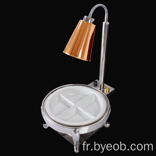 Smorgasbord utilise la lampe chauffante alimentaire de style rond